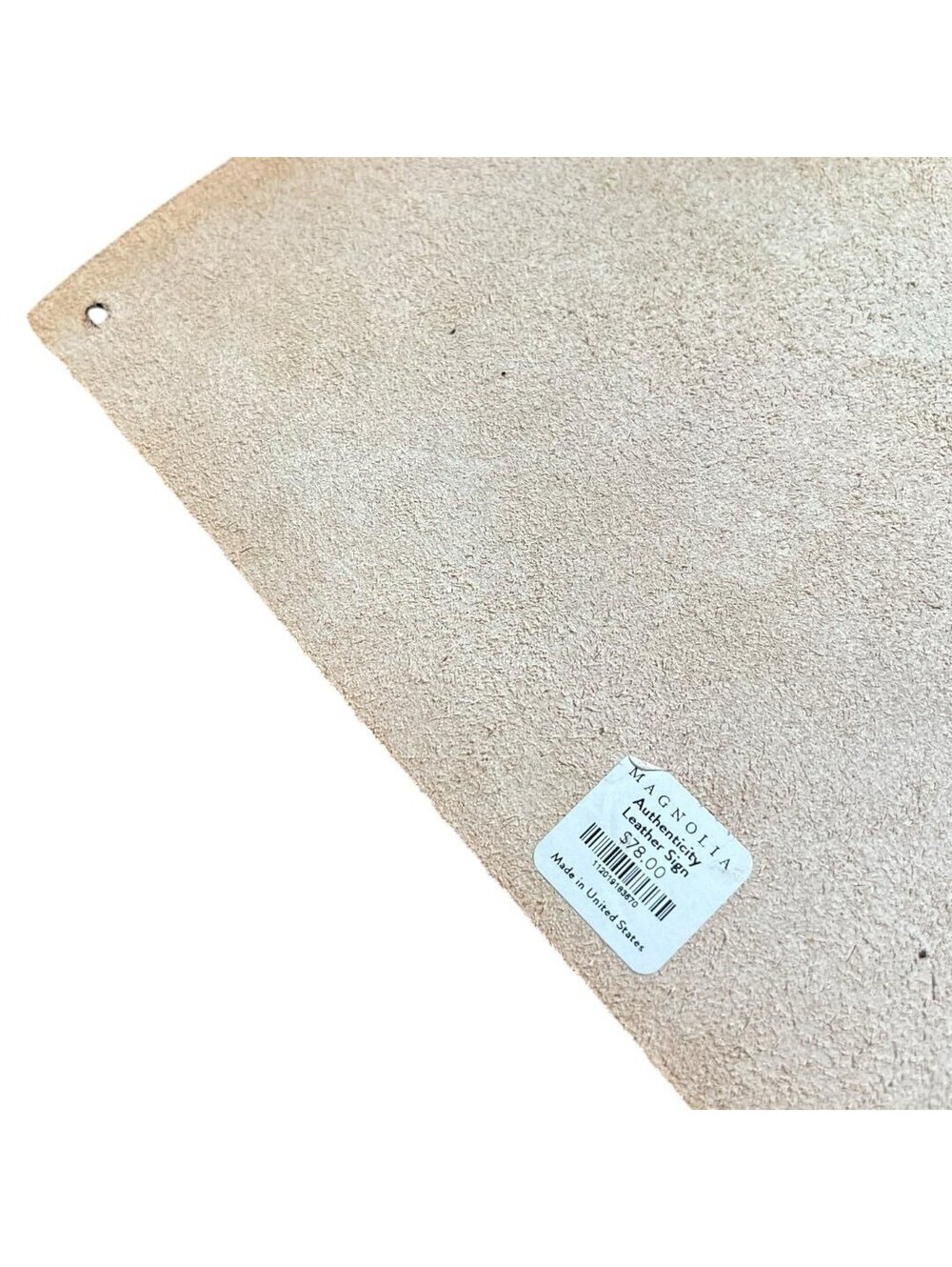 Magnolia Authenticity Leather Sign - Picture 5 of 6